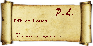 Pécs Laura névjegykártya