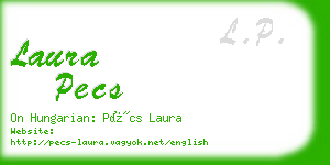 laura pecs business card